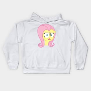 Fluttershy irritated Kids Hoodie